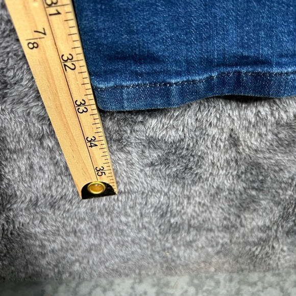 Banana Republic Stretch Jeans Womens 26/2 Classic Wide Leg Flare 30x33 Dark Wash - Picture 5 of 9